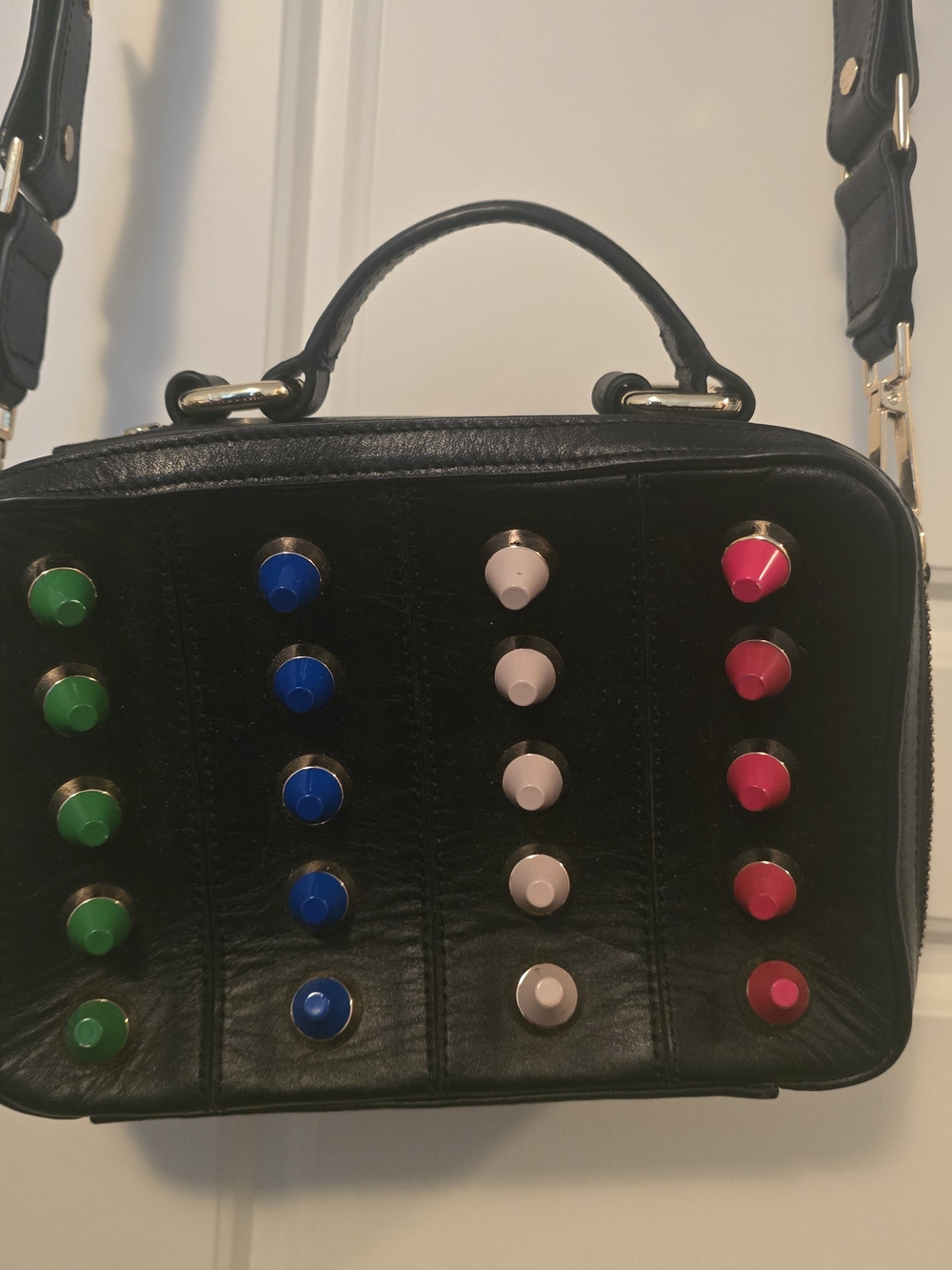 Milly Studded Crossbody Camera Bag